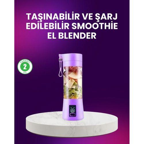 Taşınabilir Şişe Blender 380ml Şarjlı Spor Smoothie Shake Karıştırıcı