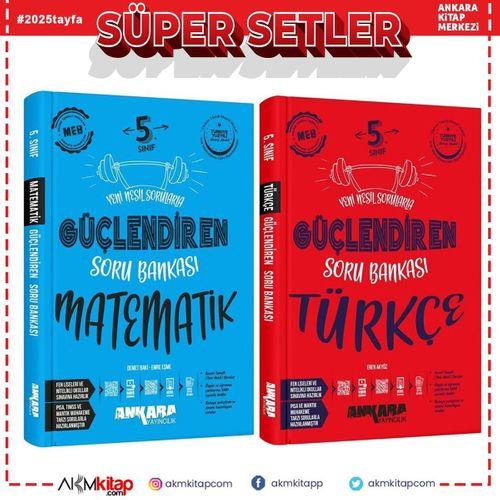 Ankara Yayıncılık 5.Sınıf Matematik ve Türkçe Güçlendiren Soru Bankası Seti 2 Kitap
