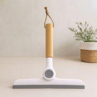Oynar Başlı Cam Silme Aparatı Ahşap Sap 16.5 cm Uç 24 cm