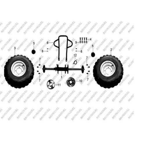 MONDİAL Atv Md150 Hd-X Aks 71,5 Cm Orj