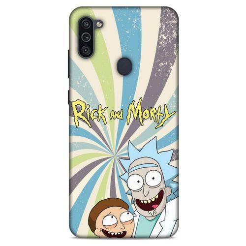 Samsung Galaxy M11 Uyumlu Kılıf Rick And Morty (3) Kapak President Morty