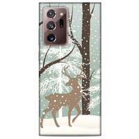 Samsung Galaxy Note 20 Ultra Kılıf Snowix (22) Tam Koruma Kılıfı Açık Kahve