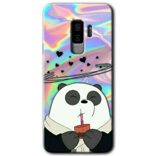 Samsung Galaxy S9 Plus Kılıf HD Desen Baskılı Arka Kapak - Milkshake Panda