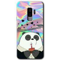 Samsung Galaxy S9 Plus Kılıf HD Desen Baskılı Arka Kapak - Milkshake Panda