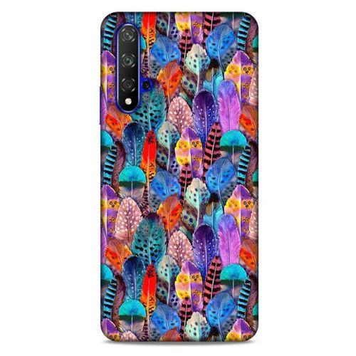 Huawei P Smart S Y8P Kılıf Desenli Özel Seri Tüyler (39) Liquid Crystal Kılıf