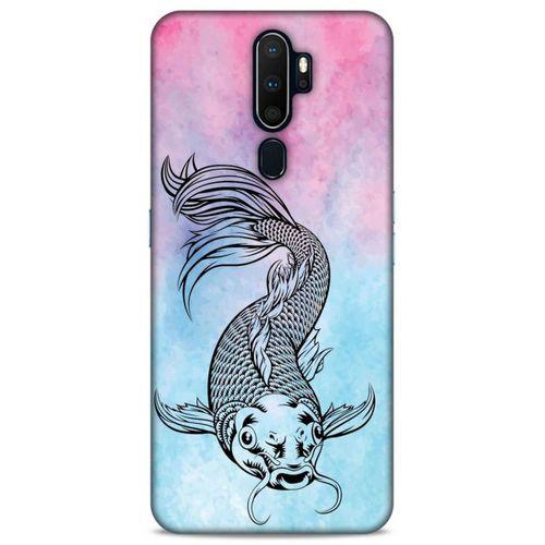 Lopard Oppo A5 2020 Uyumlu Kılıf Tattoo's (31) TPU Kılıf Balık Dövmesi