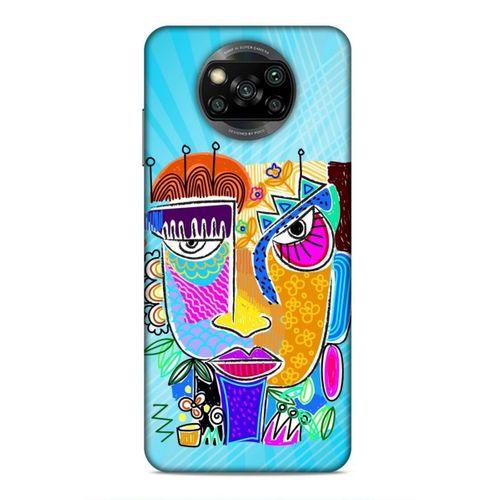 Xiaomi Redmi Poco X3 Uyumlu Kılıf Face'X 28 Arka Kapak Sanatsal
