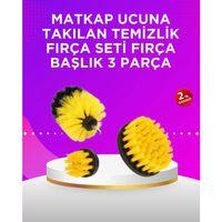 Matkap Ucu Temizlik Fırçası Seti Banyo Fayans Zemin İçin
