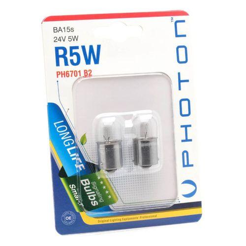 Blister R5W Uyumlu 24V 2'Li Blister