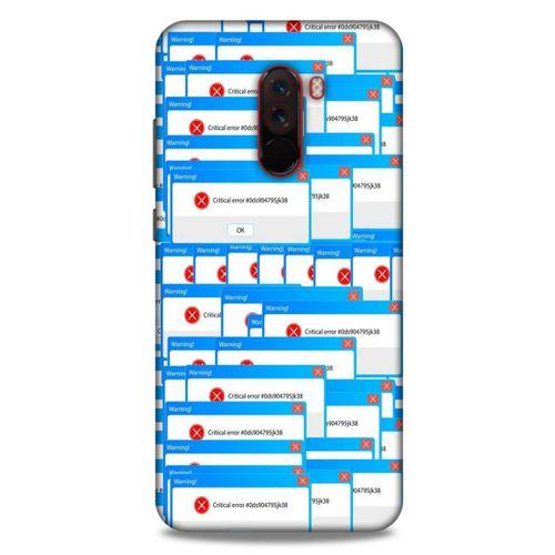 Retro (48) Desen Bumper Kılıf Renkli Xiaomi Pocophone F1 Kılıf