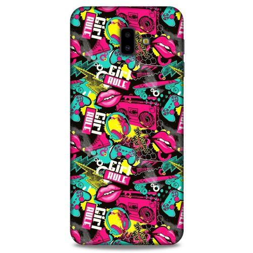 Graffitix (27) Desenli Silikon Kapak Samsung Galaxy J6 Plus Kılıf