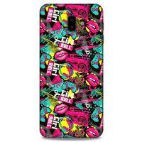 Graffitix (27) Desenli Silikon Kapak Samsung Galaxy J6 Plus Kılıf