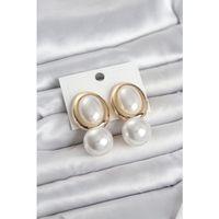 Pirinç Gold Renk Model İncili Kadın Küpe