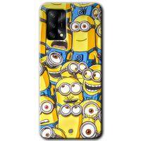 Oppo A54 Kılıf Baskılı Arka Kapak - Minion Ordusu +Tam Ekran Koruyucu