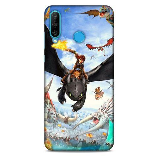Huawei P30 Lite Kılıf Dragons (32) Soft Silikon Kılıf Ejderhanı Nasıl Eğitirsin