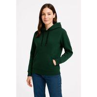 Üç İplik Kapüşonlu Kanguru Çepli SweatShirt Hoodie - Haki