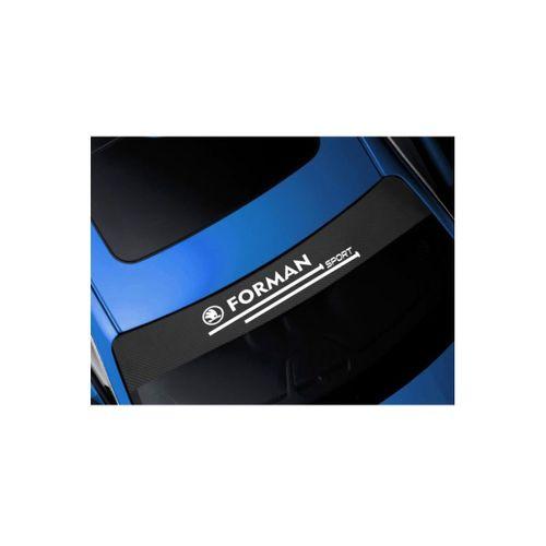 Skoda Forman İçin Uyumlu Aksesuar Oto Ön Cam Oto Sticker Karbon
