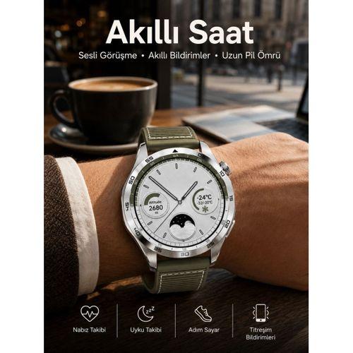 Akıllı Saat Bildirim Görme Sesli Görüşme Çoklu Kordon Gps Takibi