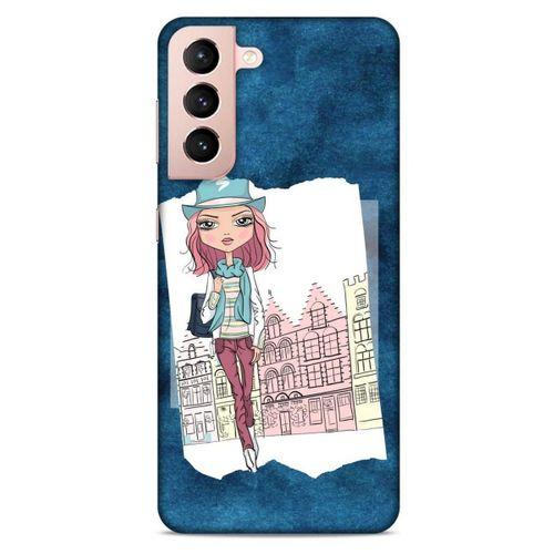 Lopard Samsung Galaxy S21 Uyumlu Kılıf Sokak Modası (98) Bumper Kılıf