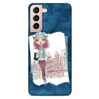 Lopard Samsung Galaxy S21 Uyumlu Kılıf Sokak Modası (98) Bumper Kılıf