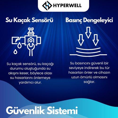 Hyperwell Premium Alkali ve Mineralli En iyi Su Arıtma Cihazı - Kırmızı
