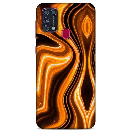 Mermer Turuncu Xiaomi Mi Note 10 Kılıf