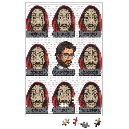 Serie La Casa de Papel Cidades Puzzle 240 Parça Yapboz