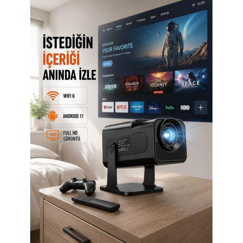 Hcs350pro 1080p Full Hd Taşınabilir Android Projektör Yeni Nesil