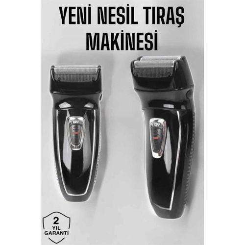 Şarjlı Paslanmaz Çelik Bıçaklı Ve Kablosuz Saç Sakal Tıraş Makinesi