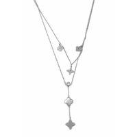 Vc Yonca Kolye - Gümüş