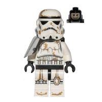 Lego Minifigür Star Wars Sandtrooper White Pauldron with Blaster Long sw0383