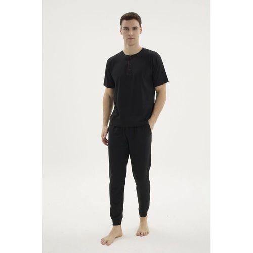 Kocabey Kkt-26155 Erkek Midi Yaka Pijama Takımı