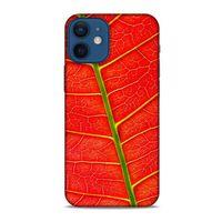 Lopard Apple iPhone 12 Mini Uyumlu Kılıf Bahar (32) Soft Silikon Kılıf Kırmızı