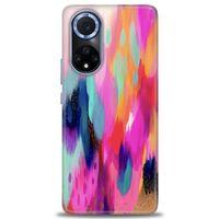 Huawei Nova 9 Kılıf HD Baskılı Kılıf - Yaldızlı Renkler + Tam Ekran Koruyucu