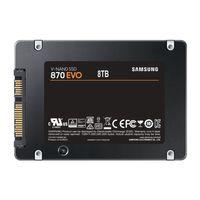 8TB 870 EVO SAMSUNG 2.5 SATA3 MZ-77E8T0BW 560-530 MB/S SAMSUNG TR GARANTILI