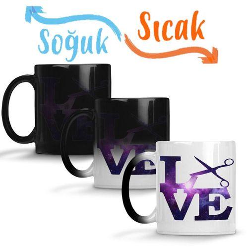 Love Corte Sihirli Kupa Bardak Porselen