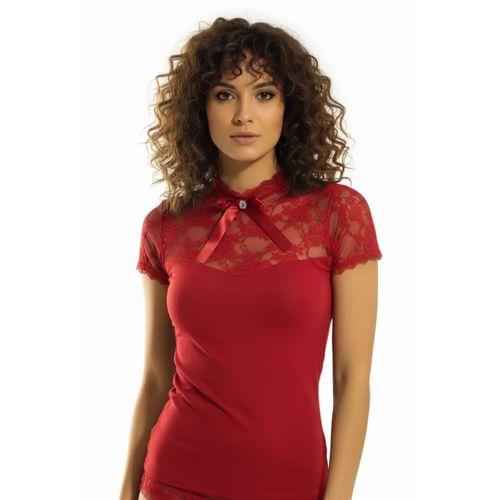 2140 Geniş Dantelli K.kollu Elastane