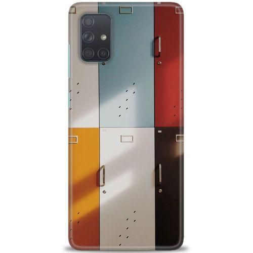 Samsung Galaxy A51 Kılıf HD Baskılı Kılıf - Renkli Kapılar + Tam Ekran Koruyucu