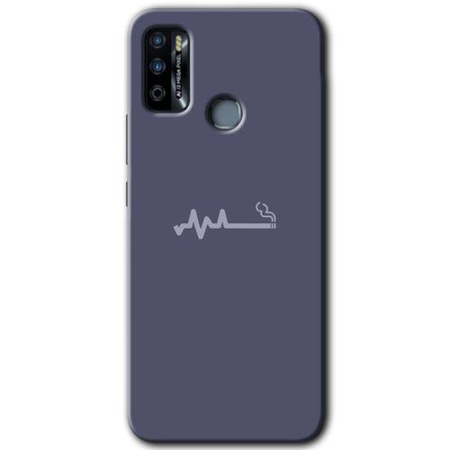 İnfinix Hot 9 Play Kılıf HD Desen Baskılı Arka Kapak - Sigara Zararlıdır