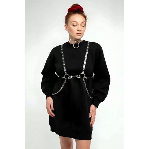 Şık - Şeffaf Kemer Ve Choker Takım - Brf826