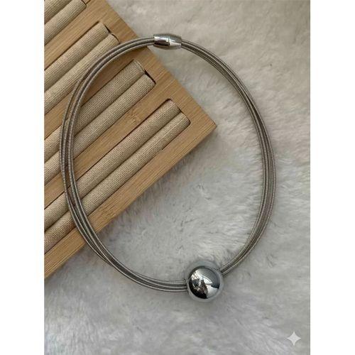 Tasma Kolye - Gümüş