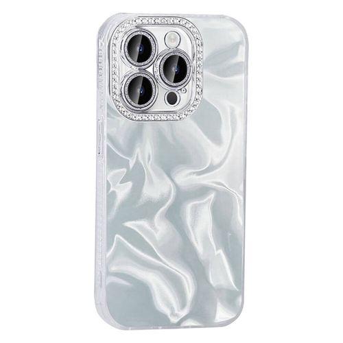 Apple iPhone 15 Pro Kılıf Airbagli Parlak Taş Detay Tasarımlı Zore Esila Kapak