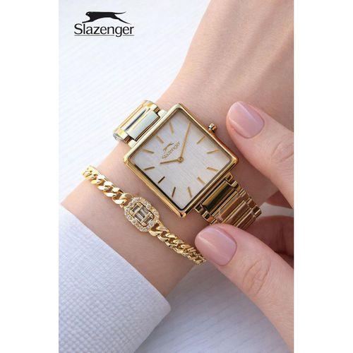 Slazenger Çelik Kordon 5 Atm Suya Dayanıklı 2 Yıl Garantili Kadın Kol Saati SL.12588.3.120