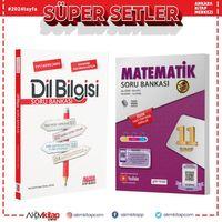 Yarı Çap 11.Sınıf Matematik ve AKM Dil Bilgisi Soru Bankası Seti 2 Kitap