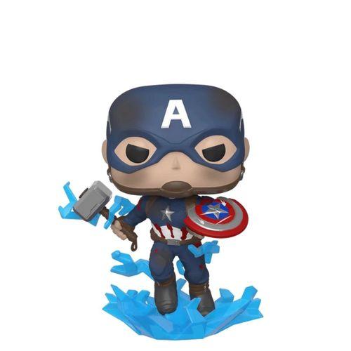 Captain America Funko POP Marvel Endgame Figür Kırık Kalkanlı
