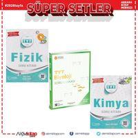 Palme TYT Fizik ve Kimya Üç Dört Beş TYT Biyoloji Soru Bankası 3 Kitap Set