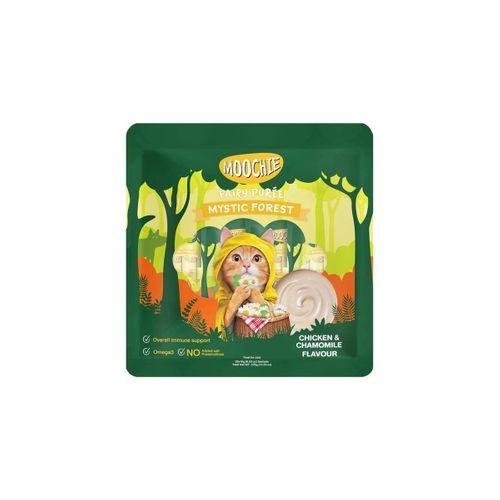 Moochie Tavuk ve Papatya Aromalı Krema Kedi Ödülü 25 x 15gr
