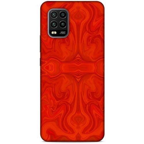 Mermer Desenli (39) Tema Liquid Crystal Kılıf Falu Kırmızı Xiaomi Mi 10 Lite Kılıf