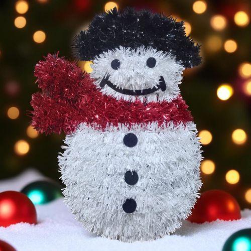 YÜKSEK KALİTE YILBAŞI DEKORU YILBAŞI KARDAN ADAM DEKORU PARLAK YILBAŞI VİTRİN DEKORLARI 35X23 CM