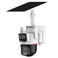 DAHUA  IPC-PTS2649C-3E3Z-4GB20, 2X 3Mpix, 2,8 Lens+3,6 Lens, WizColor, 50Mt Gece Görüşü, IP66,  Hybrid-zoom PT 4G Solar Ip Kamera